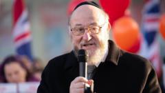 Chief rabbi attacks BBC for airing ‘vile Jew hate’ at Glastonbury