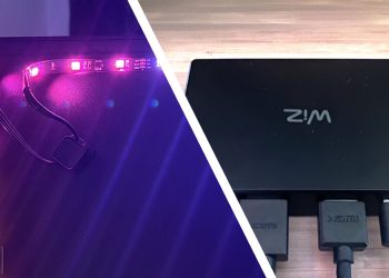 If Philips Hue is too expensive, the HDMI Sync Box and TV Backlight set from WiZ is a cheap and effective alternative