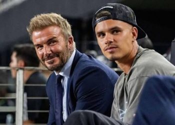 Romeo Beckham sets internet ablaze with dad David’s iconic hairstyle