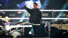 Oasis arrive in Edinburgh for Murrayfield shows