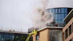Fire breaks out at BBC’s former HQ Television Centre