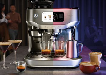 Sage’s new dual-boiler coffee machine will help you brew espresso and steam milk like a pro