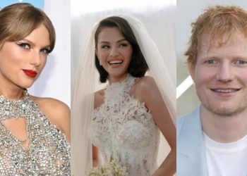 What did Taylor Swift, Ed Sheeran talk about at BFF Selena Gomez’s wedding?