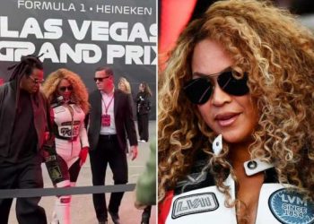 Beyonce goes full racer mode in striking leather suit at F1 with Jay-Z