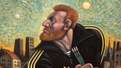 Glasgow artists collaborate on painting of Van Gogh