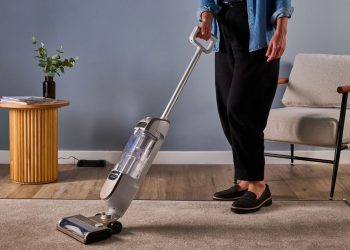 This cordless upright vacuum blends power and portability – it’s perfect for small homes
