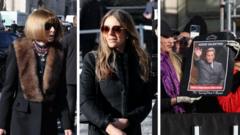 Anna Wintour and Liz Hurley among mourners at Valentino’s funeral