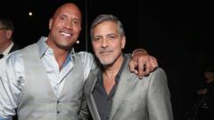 Dwayne Johnson and George Clooney miss out on Baftas longlist