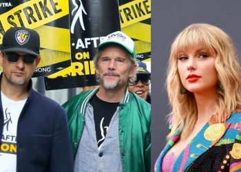 Josh Charles credits Taylor Swift for his, Ethan Hawke’s Moon Person trophies