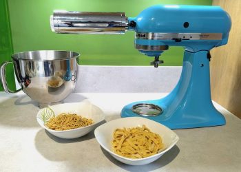 I tried KitchenAid’s new super-easy pasta roller, and making flavored spaghetti is my new favorite hobby
