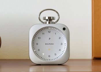 Look ma, no hands! Design firm invents a hands-free, hard-to-read, costly smart clock — but it plays sounds, too, at least!