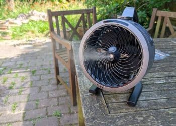 I’m glad I had this powerful and silent fan ready to go for this week’s unnaturally hot weather