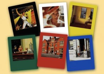 These E Ink fridge magnets display Polaroid-like photos that you can change from your phone