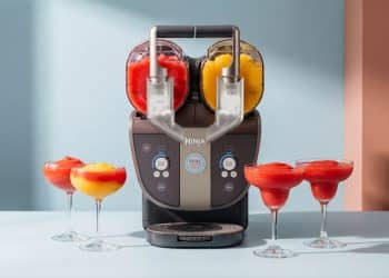 I love my Ninja Slushi drinks machine, but this new version is twice as ice — how can you resist cool twisted multi-colored slushies at home?