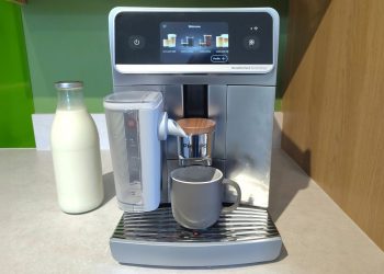 The Philips Café Aromis makes the best oat milk latte I’ve ever had from a home coffee maker — and it looks great as well