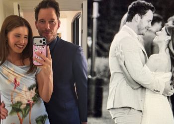Katherine Schwarzenegger calls hubby Chris Pratt ‘angel face’ as she marks big day