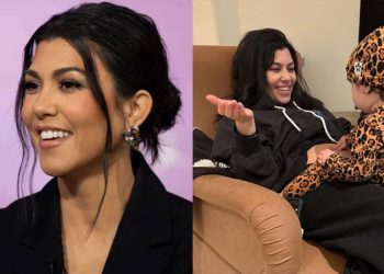 ​Kourtney Kardashian melts hearts with Rocky, Reign, Penelope’s cute sibling moment