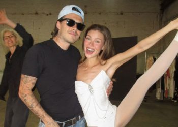 Brooklyn Beckham’s wife Nicola Peltz debuts new ballerina look for her upcoming film