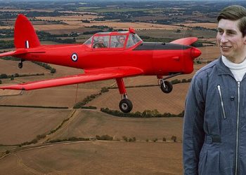 This plane King Charles took his first solo flight in – it’s still flying 57 years later