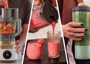 Time to throw out your bulky old kitchen appliances — the new Ninja CrushBOSS combines a blender, food processor, and smoothie maker in one tidy package