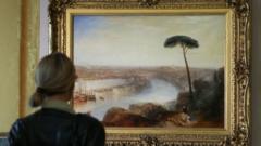 Close-up look at Turner’s ‘£50m’ Rome painting on show in the city