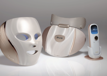 LED skincare for more than just your face — the new Shark CryoGlow Clinic system targets eight areas, including your body and hands
