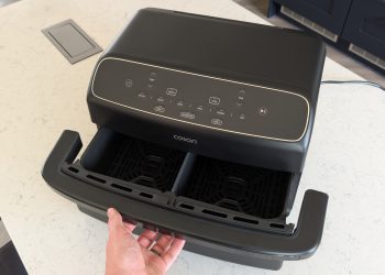 The Cosori Dual Blaze Twinfry Compact is a big-basket air fryer that does a lot more than you’d expect — for a very reasonable price
