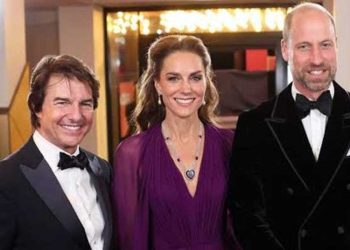 Tom Cruise extols Prince William and Kate Middleton
