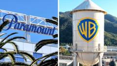 Paramount takes over Warner Bros in 0bn Hollywood merger