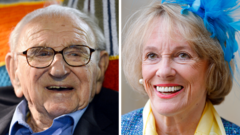 Watch: Moment Esther Rantzen reunites man with children he saved from Nazi occupation